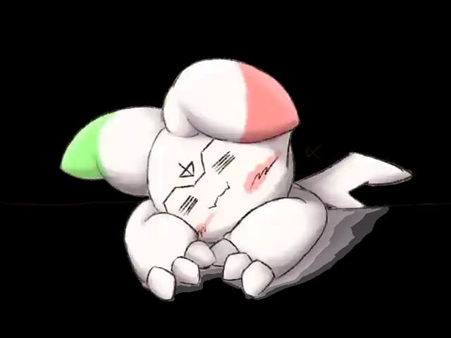 眠っているコメ君